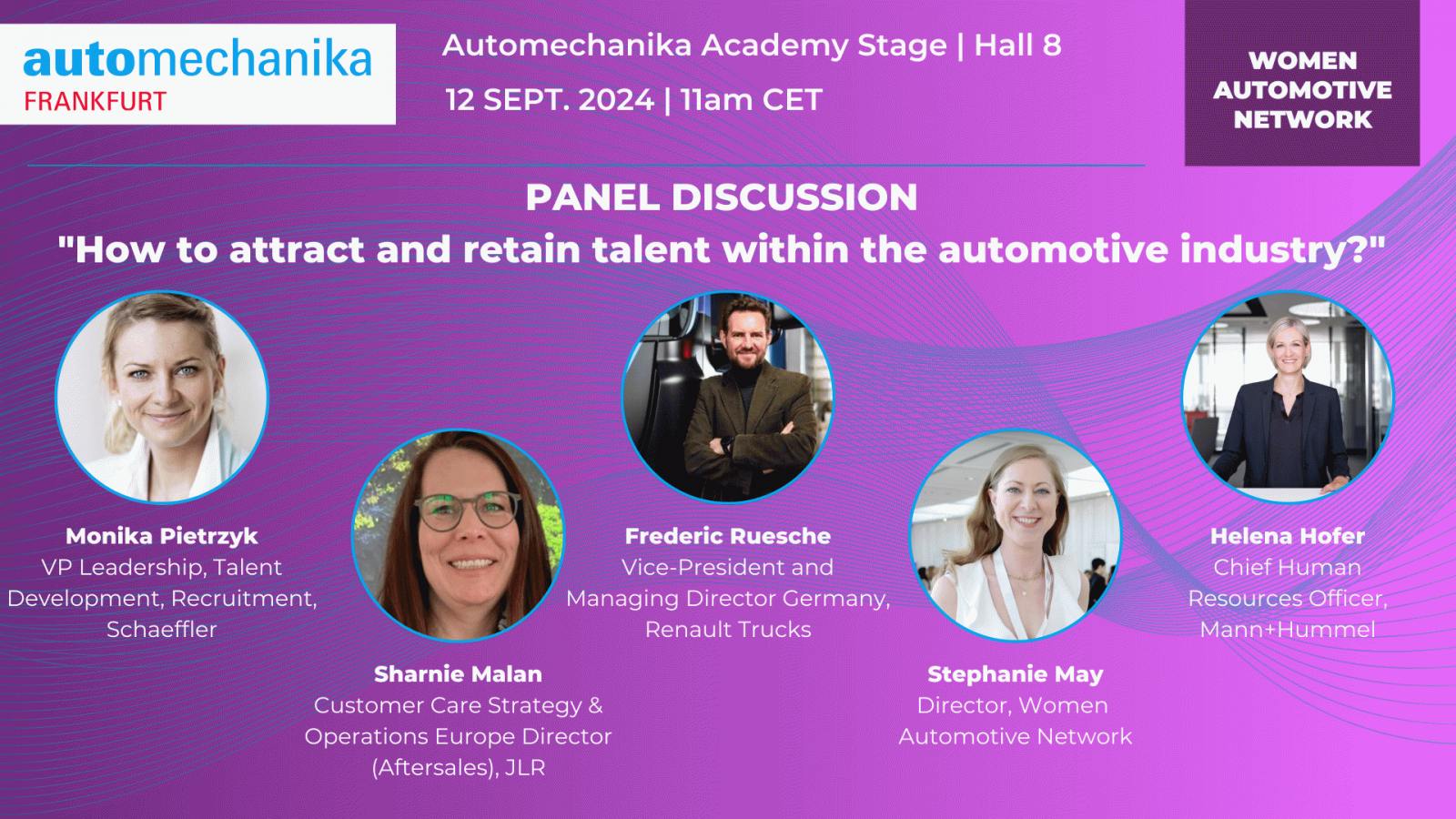 Renault Trucks im Dialog: Women Automotive Network Panel auf der Automechanika 2024